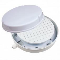 Meridian BHLED2D14 - 14W LED 2D Circular Bulkhead (White Polycarbonate)