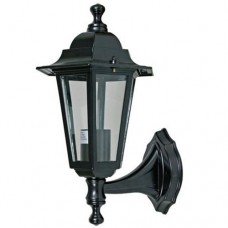 Meridian LAN60 - 60W ES Wall Lantern Black - Aluminium (LED Lamp not Included)