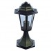 Meridian LAN60PT - 60W ES Post Top Lantern Black - Aluminium (LED lamp not included)