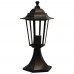 Meridian LAN60PT - 60W ES Post Top Lantern Black - Aluminium (LED lamp not included)