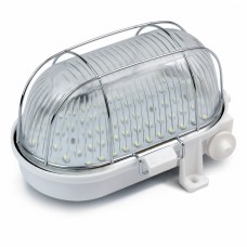 Meridian OVLED4 - 4W LED Oval Bulkhead (White Polycarbonate)