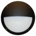 Meridian WL18/EL - 18W LED Circular “Eyelid” Wall Light (Black Polycarbonate)