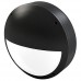 Meridian WL18/EL - 18W LED Circular “Eyelid” Wall Light (Black Polycarbonate)