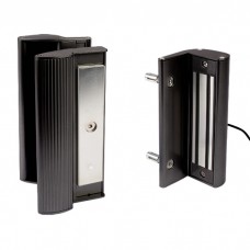 Locinox MAG-3000 Surface Mounted Magnetic Lock With Integrated Handles - Black Finish