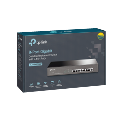 TP-Link TL-SG1008MP 8-Port Gigabit Desktop/Rack-mount Network Switch with 8-Port PoE+