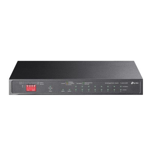 TP-Link Omada TL-SG1210PP 10-Port Gigabit Desktop Switch with 6-Port PoE+ and 2-Port PoE++ TP-Link Omada TL-SG1210PP 10-Port Gigabit Desktop Switch with 6-Port PoE+ and 2-Port PoE++