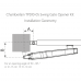 Chamberlain TPD10-05 Swing Gate Opener Kit (24V, 250KG, 2.5M)