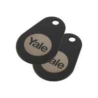 Yale Smart Lock Key Tag (Twin Pack) - Black