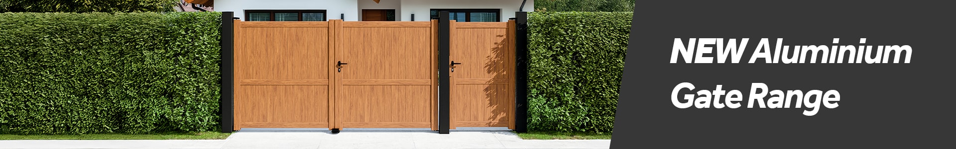 New Aluminium Gates Range