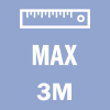 Max Gate Length: 3 m, 