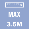 Max Gate Length: 3.5 m, 
