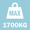 Max Gate Weight: 1700 kg, 