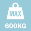 Max Gate Weight: 600 kg, 