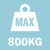 Max Gate Weight: 800 kg, 